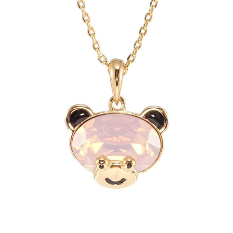 Кулон Xuping 18K з кр-ми Swarovski на ланцюжку Ведмедик з кристалом Pink Opal довжина 40-45см х 1,5мм фото №14 Кулон Xuping 18K з кр-ми Swarovski на ланцюжку Ведмедик з кристалом Pink Opal довжина 40-45см х 1,5мм фото №14