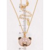 Кулон Xuping 18K с кр-ми Swarovski на цепочке Мишка с кристаллом Pink Opal длина 40-45см х 1,5мм фото №2 Кулон Xuping 18K с кр-ми Swarovski на цепочке Мишка с кристаллом Pink Opal длина 40-45см х 1,5мм фото №2