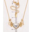 Кулон Xuping 18K с кр-ми Swarovski на цепочке Крылатое сердце Moonlight длина 42-47см х 1мм фото №2 Кулон Xuping 18K с кр-ми Swarovski на цепочке Крылатое сердце Moonlight длина 42-47см х 1мм фото №2