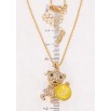 Кулон Xuping 18K с кр-ми Swarovski на цепочке Мишка с кристаллом Buttercup длина 40-45см х 1мм фото №2 Кулон Xuping 18K с кр-ми Swarovski на цепочке Мишка с кристаллом Buttercup длина 40-45см х 1мм фото №2