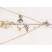 Набор Xuping цвет 18K с кр-ми Swarovski Серьги Кулон на цепочке Кристалл Paradise Shine длина 40-45см х фото №2