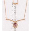 Підвіска Xuping 18K з кр-ми Swarovski на ланцюжку Елегантна петелька з кристалом Amethyst довжина 45см х 1мм фото №3 Підвіска Xuping 18K з кр-ми Swarovski на ланцюжку Елегантна петелька з кристалом Amethyst довжина 45см х 1мм фото №3