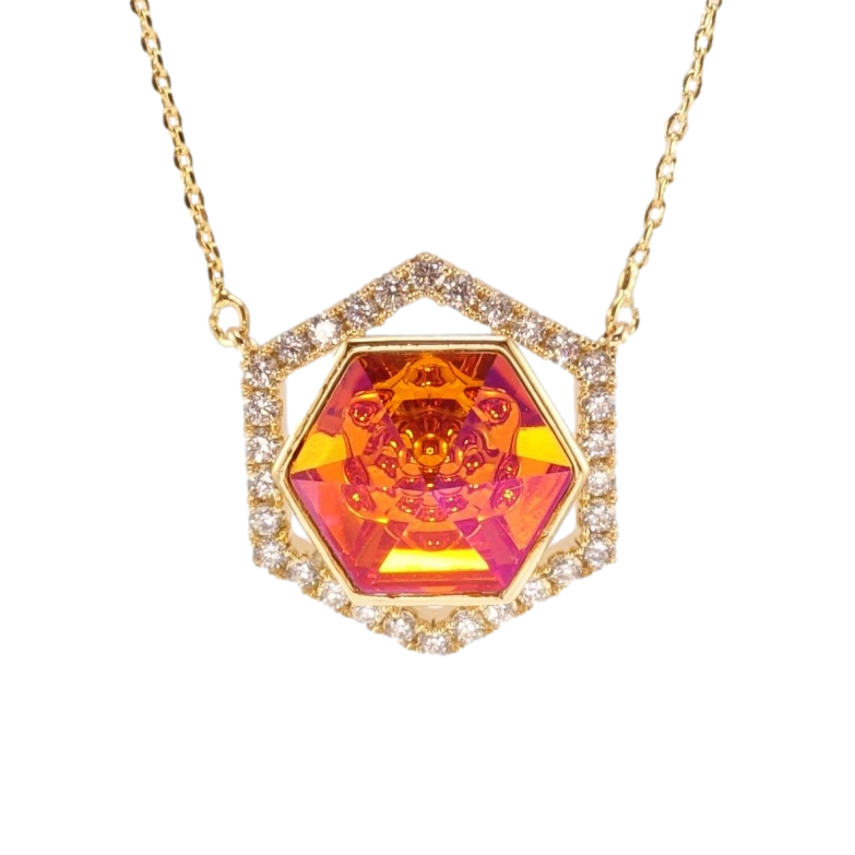 Кулон Xuping 18K з кр-ми Swarovski на ланцюжку Многогранник з кристалом Sun довжина 44-49см х 1мм фото №16 Кулон Xuping 18K з кр-ми Swarovski на ланцюжку Многогранник з кристалом Sun довжина 44-49см х 1мм фото №16