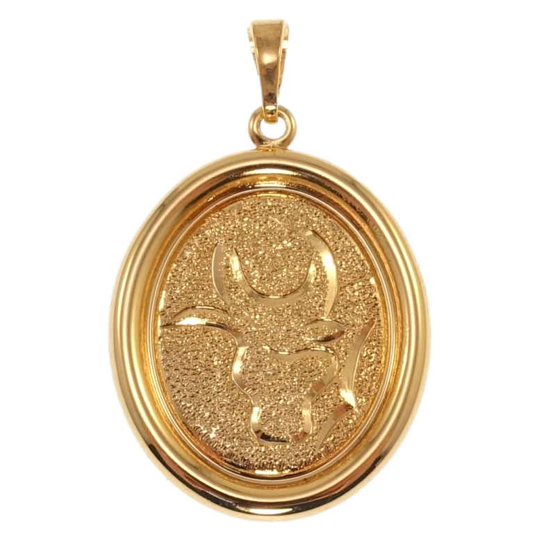 Кулон Xuping Позолота 18K Знак Зодіаку Телець для ланцюжка до 5мм фото №5 Кулон Xuping Позолота 18K Знак Зодіаку Телець для ланцюжка до 5мм фото №5