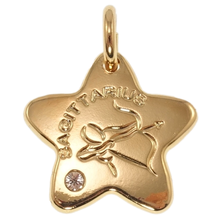 Кулон Xuping Позолота 18K Знак Зодиака Стрелец для цепочки до 5мм фото №5 Кулон Xuping Позолота 18K Знак Зодиака Стрелец для цепочки до 5мм фото №5