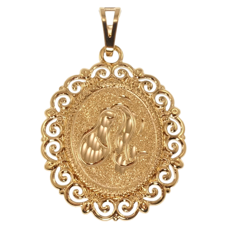Кулон Xuping Позолота 18K Знак Зодіаку Водолій для ланцюжка до 7мм фото №12 Кулон Xuping Позолота 18K Знак Зодіаку Водолій для ланцюжка до 7мм фото №12
