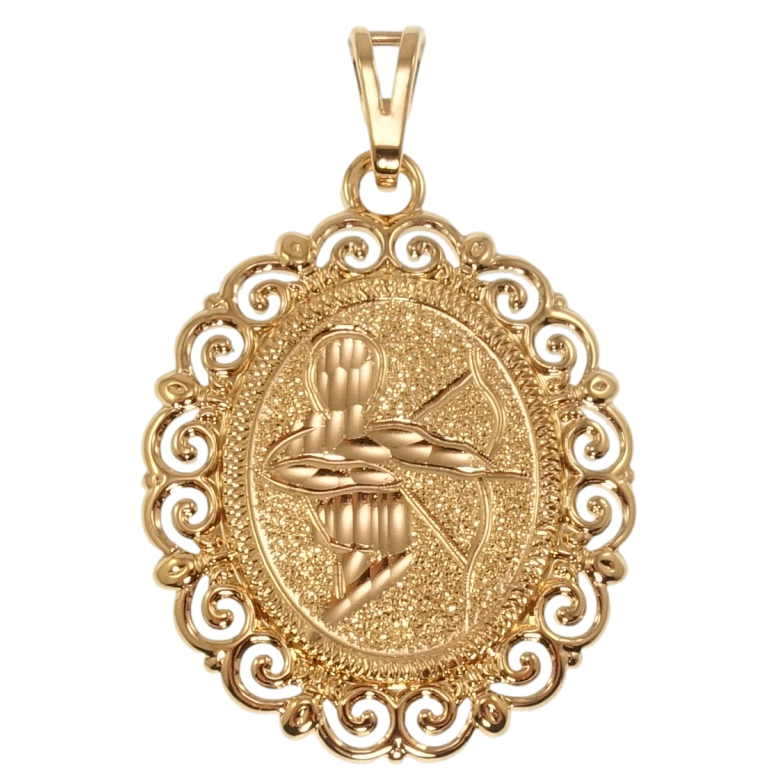 Кулон Xuping Позолота 18K Знак Зодіаку Стрілець для ланцюжка до 7мм фото №2