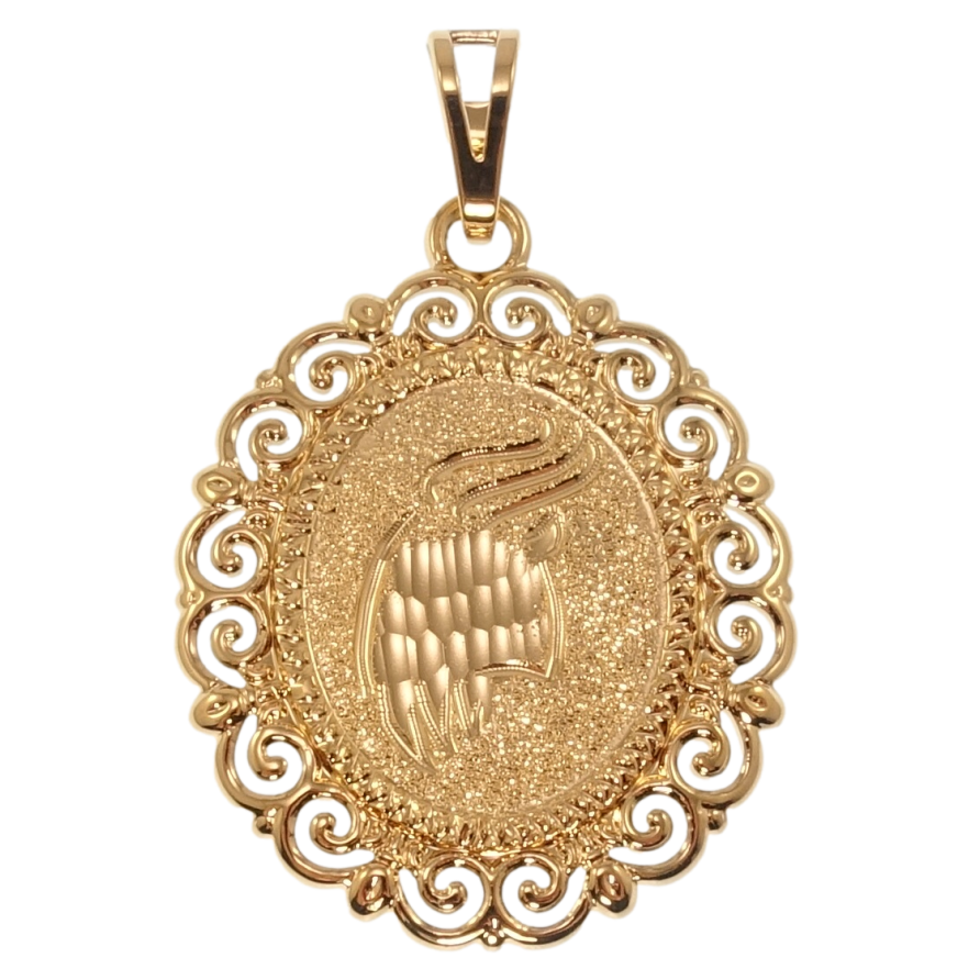 Кулон Xuping Позолота 18K Знак Зодіаку Козеріг для ланцюжка до 7мм фото №1