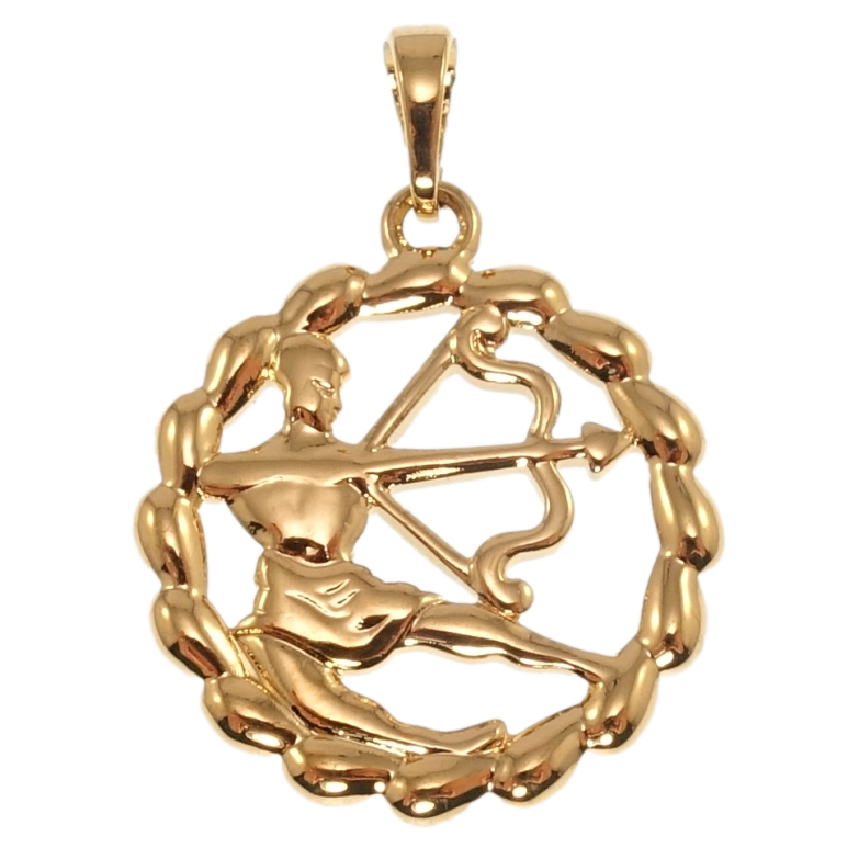 Кулон Xuping Позолота 18K Знак Зодіаку Стрілець для ланцюжка до 5мм фото №4