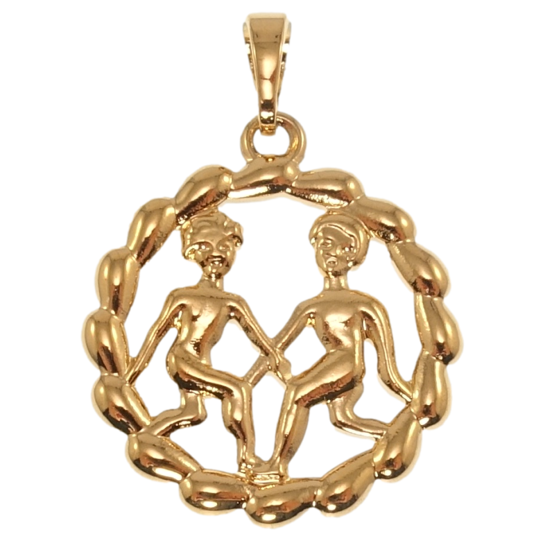 Кулон Xuping Позолота 18K Знак Зодіаку Близнюки для ланцюжка до 5мм фото №17 Кулон Xuping Позолота 18K Знак Зодіаку Близнюки для ланцюжка до 5мм фото №17