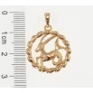 Кулон Xuping Позолота 18K Знак Зодіаку Козеріг для ланцюжка до 5мм фото №2