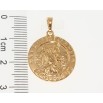 Кулон Xuping Позолота 18K Ладанка Святой Кристофер покровитель путеществующих для цепочки до 5мм фото №2