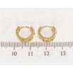 Серьги Xuping Позолота 18K колечки Резной звездный орнамент фото №2