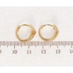 Сережки Xuping Позолота 18K колечка Орнамент із напиленням фото №2
