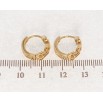 Серьги Xuping Позолота 18K колечки Декоративный орнамент фото №2 Серьги Xuping Позолота 18K колечки Декоративный орнамент фото №2
