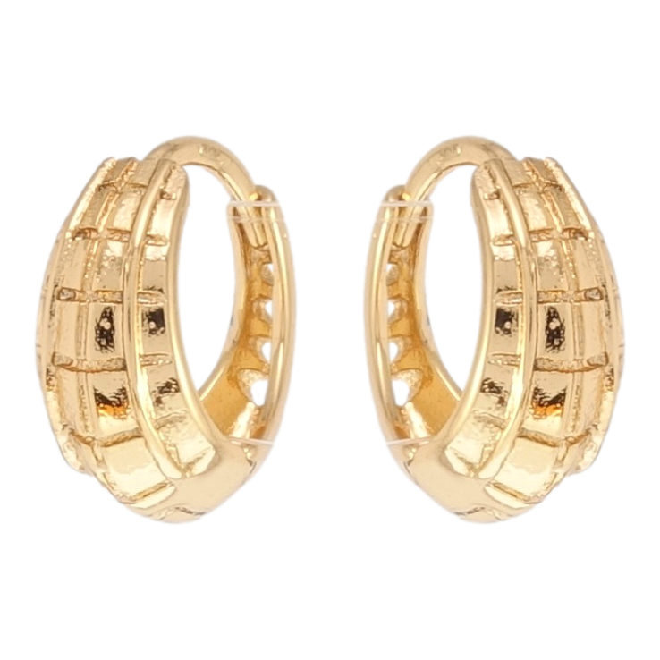 Сережки Xuping Позолота 18K колечка Декоративний орнамент фото №12 Сережки Xuping Позолота 18K колечка Декоративний орнамент фото №12