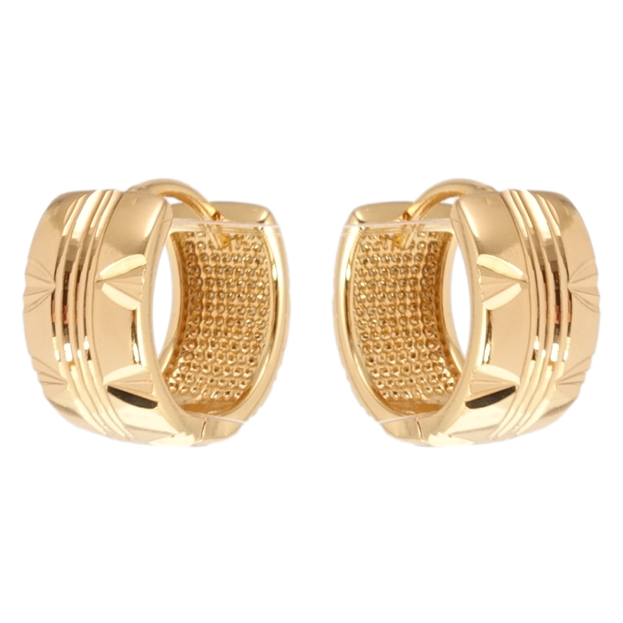 Серьги Xuping Позолота 18K колечки Декоративный орнамент фото №1 Серьги Xuping Позолота 18K колечки Декоративный орнамент фото №1