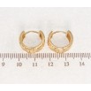 Серьги Xuping Позолота 18K колечки Декоративный орнамент фото №2 Серьги Xuping Позолота 18K колечки Декоративный орнамент фото №2