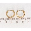 Сережки Xuping Позолота 18K колечка Декоративні з візерунком напиленням фото №2 Сережки Xuping Позолота 18K колечка Декоративні з візерунком напиленням фото №2