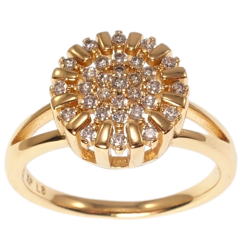Каблучка Xuping Позолота 18K Іскристість фото №13 Каблучка Xuping Позолота 18K Іскристість фото №13