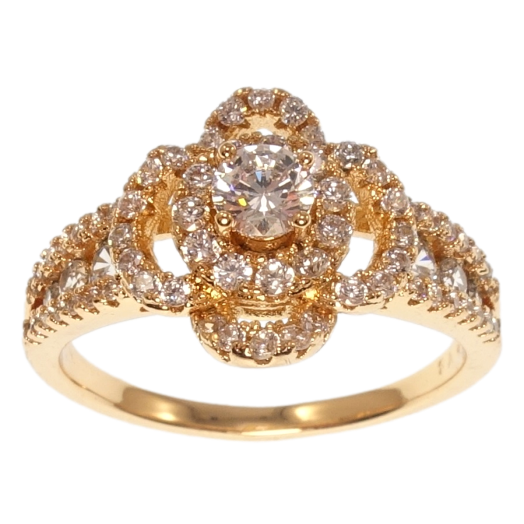Кольцо Xuping Позолота 18K Цветок фото №14 Кольцо Xuping Позолота 18K Цветок фото №14