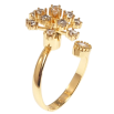 Кольцо Xuping Позолота 18K Вращающаяся снежинка фото №2 Кольцо Xuping Позолота 18K Вращающаяся снежинка фото №2