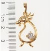 Кулон Xuping Позолота 18K Знак Восточного Гороскопа Коза для цепочки до 6мм фото №2 Кулон Xuping Позолота 18K Знак Восточного Гороскопа Коза для цепочки до 6мм фото №2