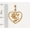 Кулон Xuping Позолота 18K Сердце Знак Восточного Зодиака Обезьяна для цепочки до 6мм фото №2 Кулон Xuping Позолота 18K Сердце Знак Восточного Зодиака Обезьяна для цепочки до 6мм фото №2