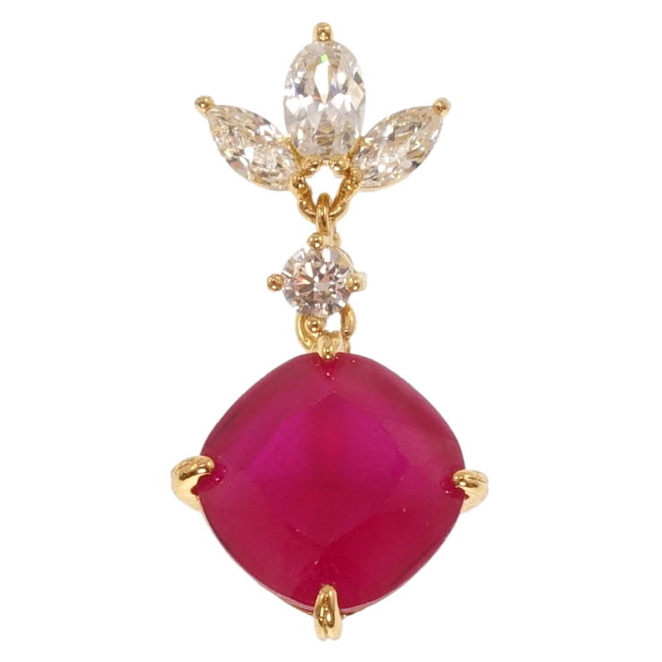Кулон Xuping Позолота 18K Изящный блеск фианитов для цепочки до 3мм фото №20