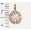 Кулон Xuping Позолота 18K Инкрустация цирконием с фианитом для цепочки до 6мм фото №2 Кулон Xuping Позолота 18K Инкрустация цирконием с фианитом для цепочки до 6мм фото №2