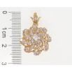 Кулон Xuping Позолота 18K Инкрустация цирконием для цепочки до 4мм фото №2 Кулон Xuping Позолота 18K Инкрустация цирконием для цепочки до 4мм фото №2