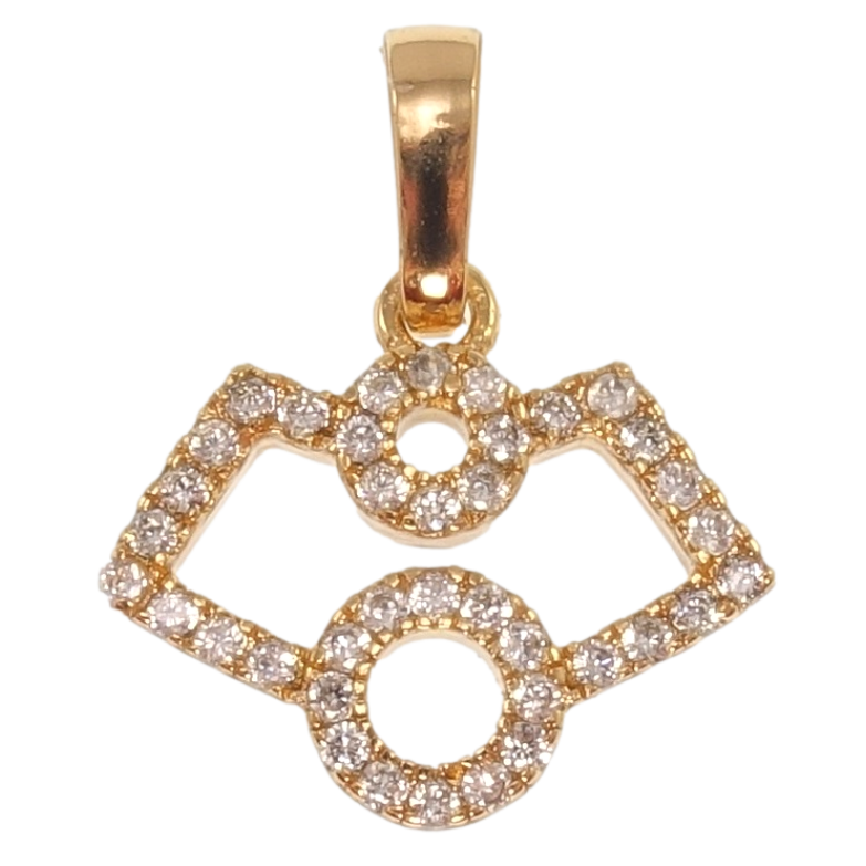 Кулон Xuping Позолота 18K Инкрустация цирконием для цепочки до 5мм фото №1 Кулон Xuping Позолота 18K Инкрустация цирконием для цепочки до 5мм фото №1