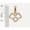 Кулон Xuping Позолота 18K Инкрустация цирконием для цепочки до 5мм фото №2 Кулон Xuping Позолота 18K Инкрустация цирконием для цепочки до 5мм фото №2
