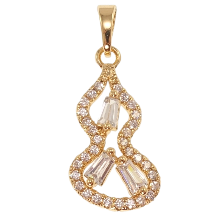 Кулон Xuping Позолота 18K Елочка инкрустация цирконием для цепочки до 5мм фото №9 Кулон Xuping Позолота 18K Елочка инкрустация цирконием для цепочки до 5мм фото №9