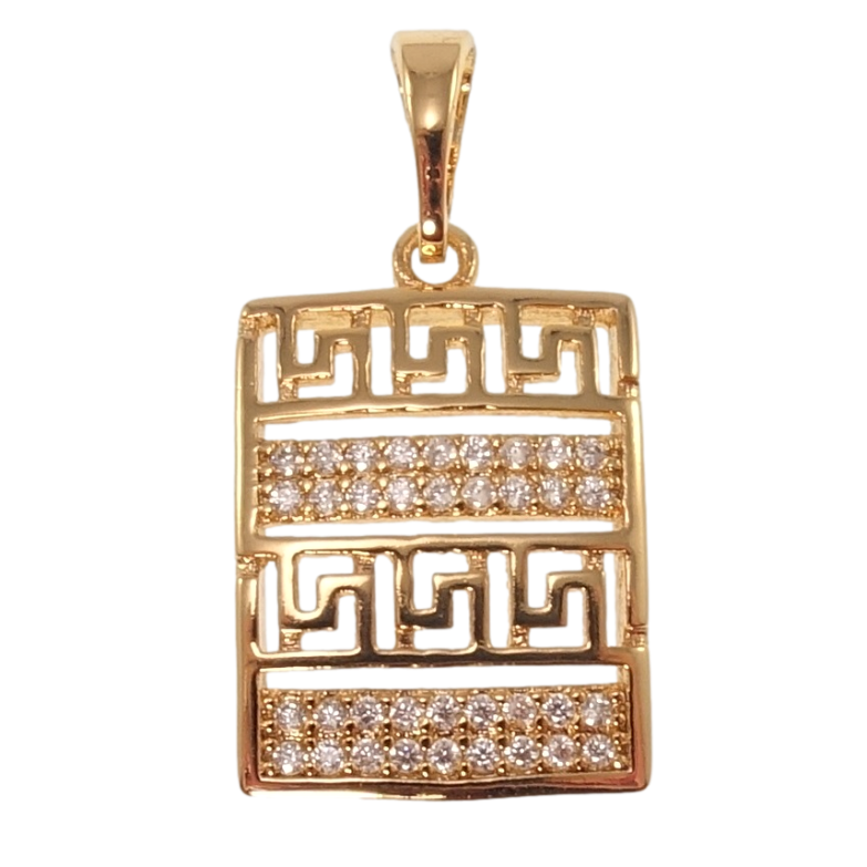 Кулон Xuping Позолота 18K Інкрустація цирконієм для ланцюжка до 5мм фото №1 Кулон Xuping Позолота 18K Інкрустація цирконієм для ланцюжка до 5мм фото №1