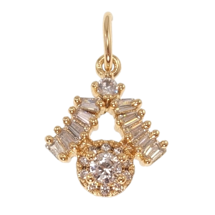 Кулон Xuping Позолота 18K Инкрустация цирконием для цепочки до 3мм фото №1 Кулон Xuping Позолота 18K Инкрустация цирконием для цепочки до 3мм фото №1