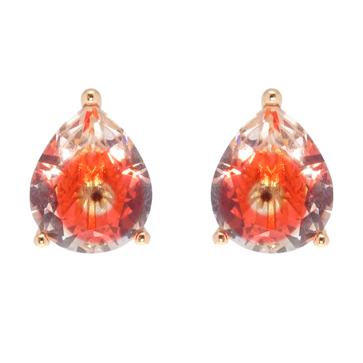 Серьги Xuping Позолота 18K пусеты Фианиты фото №11 Серьги Xuping Позолота 18K пусеты Фианиты фото №11