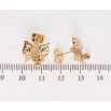 Серьги Xuping Позолота 18K пусеты Бабочки фото №2 Серьги Xuping Позолота 18K пусеты Бабочки фото №2