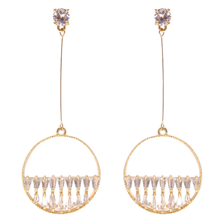 Серьги Xuping Позолота 18K пусеты Подвески с фианитами фото №19 Серьги Xuping Позолота 18K пусеты Подвески с фианитами фото №19