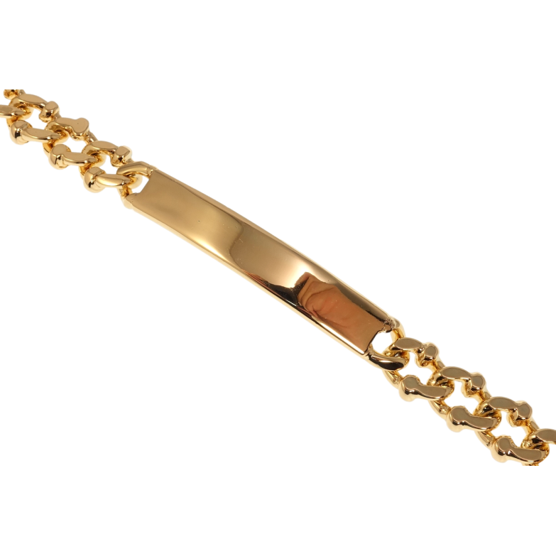 Браслет Xuping Позолота 18K Плетіння Фантазійне зі вставкою довжина 20см х 10мм фото №3 Браслет Xuping Позолота 18K Плетіння Фантазійне зі вставкою довжина 20см х 10мм фото №3