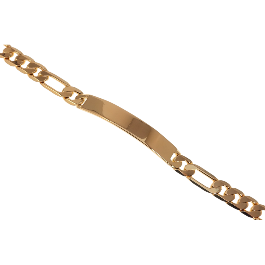 Браслет Xuping Позолота 18K Плетение Фигаро с вставкой длина 19см х 8мм фото №1 Браслет Xuping Позолота 18K Плетение Фигаро с вставкой длина 19см х 8мм фото №1