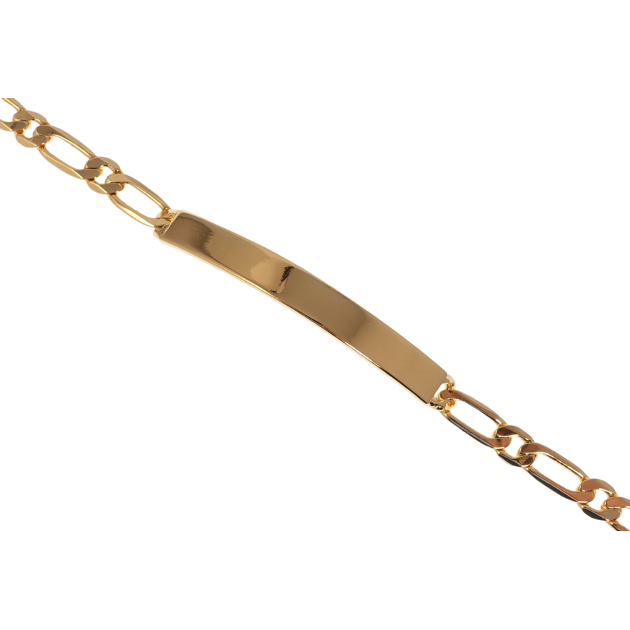 Браслет Xuping Позолота 18K Плетение Фигаро с вставкой длина 19см х 5мм фото №1 Браслет Xuping Позолота 18K Плетение Фигаро с вставкой длина 19см х 5мм фото №1