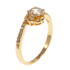 Кольцо Xuping Позолота 18K Инкрустация цирконий фото №2 Кольцо Xuping Позолота 18K Инкрустация цирконий фото №2