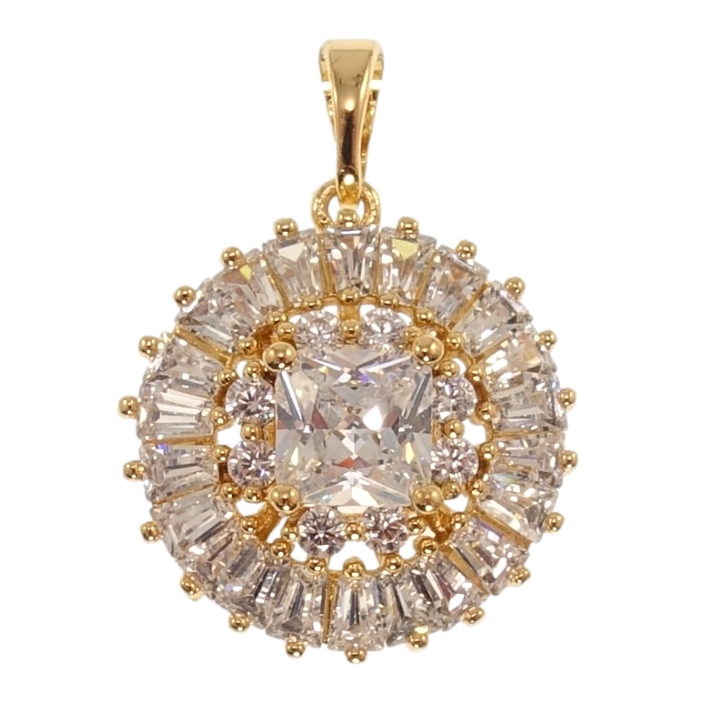 Кулон Xuping Позолота 18K Інкрустація цирконієм для ланцюжка до 5мм фото №16 Кулон Xuping Позолота 18K Інкрустація цирконієм для ланцюжка до 5мм фото №16