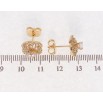 Сережки Xuping Позолота 18K пусети Квіточки фото №2 Сережки Xuping Позолота 18K пусети Квіточки фото №2