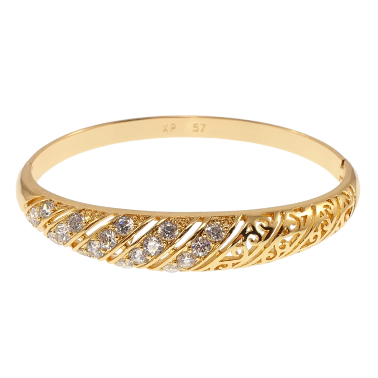 Браслет Xuping Позолота 18K Инкрустация цирконием ø 5,7см фото №24