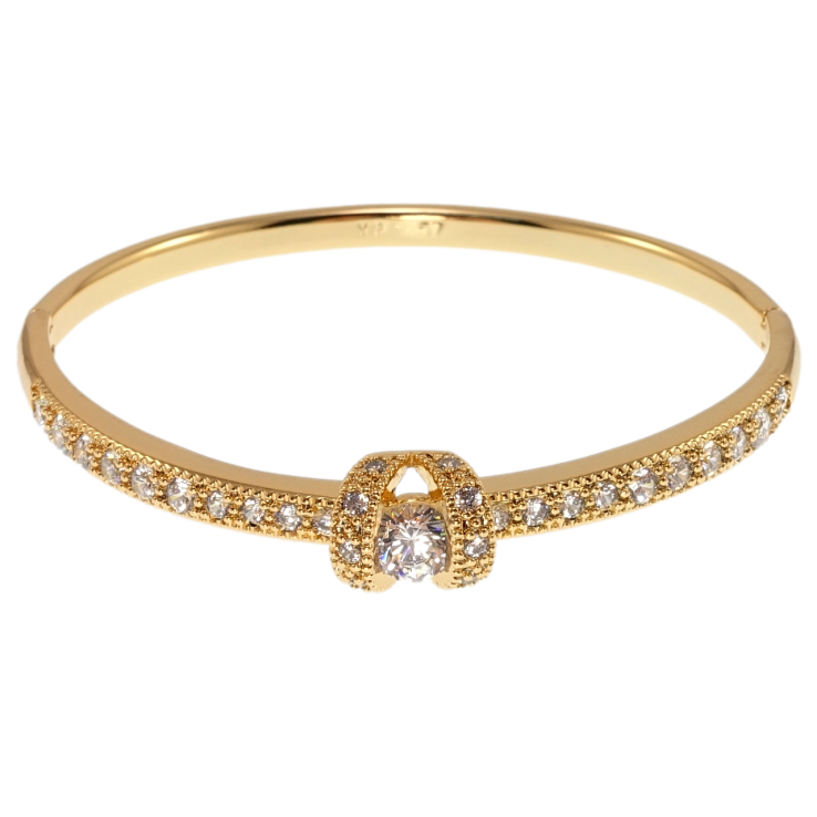 Браслет Xuping Позолота 18K Инкрустация цирконием ø 5,7см фото №19