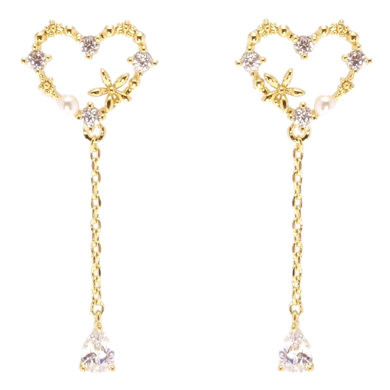 Сережки Xuping QQMM Позолота 14K пусети Сердечки фото №15 Сережки Xuping QQMM Позолота 14K пусети Сердечки фото №15