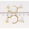 Сережки Xuping QQMM Позолота 14K пусети Підвіски з перлами та зірками з емаллю фото №2