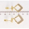 Сережки Xuping QQMM Позолота 14K пусети Декоративні підвіски з цирконієм фото №2 Сережки Xuping QQMM Позолота 14K пусети Декоративні підвіски з цирконієм фото №2